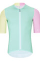 HOLOKOLO Kolesarski dres kratek rokav in kratke hlače - PERFORMANCE - rožnata/zelena