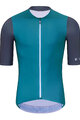 HOLOKOLO Kolesarski dres kratek rokav in kratke hlače - PERFORMANCE - zelena/vijolična