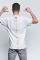 NU. BY HOLOKOLO Kolesarska  majica s kratkimi rokavi - PEDAL BY PEDAL - bela/večbarvno