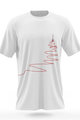 NU. BY HOLOKOLO Kolesarska  majica s kratkimi rokavi - UP & NEVER STOP - bela