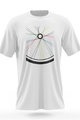 NU. BY HOLOKOLO Kolesarska  majica s kratkimi rokavi - RIDE THIS WAY - večbarvno/bela