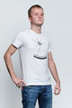 NU. BY HOLOKOLO Kolesarska  majica s kratkimi rokavi - RIDE THIS WAY - večbarvno/bela