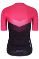 RIVANELLE Kolesarski dres kratek rokav in kratke hlače - ARROW II - črna/rožnata