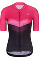 RIVANELLE Kolesarski dres kratek rokav in kratke hlače - ARROW II - črna/rožnata