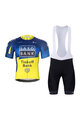 BONAVELO Kolesarski dres kratek rokav in kratke hlače - SAXO BANK TINKOFF - rumena/modra/črna