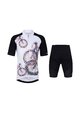 HOLOKOLO Kolesarski dres kratek rokav in kratke hlače - RIDERS KIDS - večbarvno/bela/črna