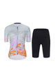 RIVANELLE Kolesarski dres kratek rokav in kratke hlače - SPIRIT - siva/črna/večbarvno
