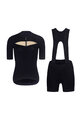 RIVANELLE Kolesarski dres kratek rokav in kratke hlače - GLAMOR - črna