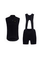 RIVANELLE Kolesarski dres kratek rokav in kratke hlače - PURE - črna