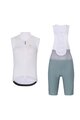 RIVANELLE Kolesarski dres kratek rokav in kratke hlače - PURE - zelena/bela