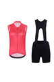 RIVANELLE Kolesarski dres kratek rokav in kratke hlače - PURE - rožnata/črna
