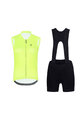 RIVANELLE Kolesarski dres kratek rokav in kratke hlače - PURE  - rumena/črna