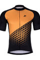 HOLOKOLO Kolesarski dres kratek rokav in kratke hlače - DUSK - črna/oranžna