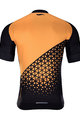 HOLOKOLO Kolesarski dres kratek rokav in kratke hlače - DUSK - črna/oranžna
