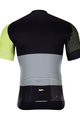 HOLOKOLO Kolesarski dres kratek rokav in kratke hlače - ENGRAVE - siva/zelena/črna