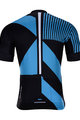 HOLOKOLO Kolesarski dres kratek rokav in kratke hlače - TRACE - modra/črna