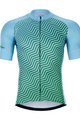 HOLOKOLO Kolesarski dres kratek rokav in kratke hlače - DAYBREAK - svetlo modra/črna/zelena