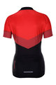 HOLOKOLO Kolesarski dres kratek rokav in kratke hlače - NEW NEUTRAL LADY - rdeča/črna