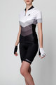 HOLOKOLO Kolesarski dres kratek rokav in kratke hlače - NEW NEUTRAL LADY - črna/bela