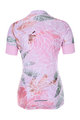 HOLOKOLO Kolesarski dres kratek rokav in kratke hlače - BLOSSOM LADY - večbarvno/rožnata