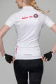 HOLOKOLO Kolesarski dres kratek rokav in kratke hlače - CASSIS LADY - večbarvno/bela