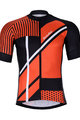 HOLOKOLO Kolesarski dres s kratkimi rokavi - TRACE - oranžna/črna