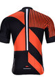 HOLOKOLO Kolesarski dres kratek rokav in kratke hlače - TRACE - oranžna/črna