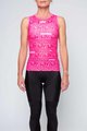 HOLOKOLO Kolesarska  majica brez rokavov - BREEZE - rožnata