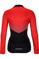 HOLOKOLO Kolesarski dres z dolgimi rokavi poletni - NEW NEUTRAL LADY SMR - rdeča/črna