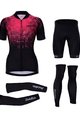 HOLOKOLO Kolesarski mega set - FROSTED LADY - rožnata/črna