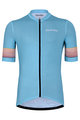 HOLOKOLO Kolesarski dres kratek rokav in kratke hlače - RAINBOW - svetlo modra/črna