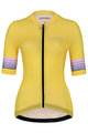HOLOKOLO Kolesarski dres kratek rokav in kratke hlače - RAINBOW LADY - rumena/črna