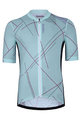 HOLOKOLO Kolesarski dres kratek rokav in kratke hlače - SPARKLE - svetlo zelena/črna