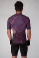HOLOKOLO Kolesarski dres s kratkimi rokavi - SPARKLE - vijolična