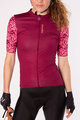 HOLOKOLO Kolesarski dres kratek rokav in kratke hlače - GLORIOUS ELITE LADY - črna/vijolična/rožnata