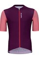 HOLOKOLO Kolesarski dres kratek rokav in kratke hlače - ENJOYABLE ELITE - črna/rožnata/vijolična