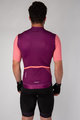 HOLOKOLO Kolesarski dres s kratkimi rokavi - ENJOYABLE ELITE - rožnata/vijolična