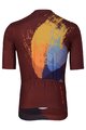 HOLOKOLO Kolesarski dres kratek rokav in kratke hlače - SURPRISED ELITE - bordo/črna
