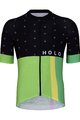 HOLOKOLO Kolesarski dres kratek rokav in kratke hlače - OPTIMISTIC ELITE - črna/zelena