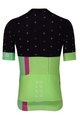 HOLOKOLO Kolesarski dres kratek rokav in kratke hlače - OPTIMISTIC ELITE - črna/zelena