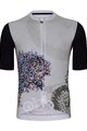 HOLOKOLO Kolesarski dres kratek rokav in kratke hlače - AMAZING ELITE - siva/bela/črna