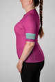 HOLOKOLO Kolesarski dres s kratkimi rokavi - RAINBOW LADY - rožnata