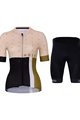 HOLOKOLO Kolesarski dres kratek rokav in kratke hlače - ENJOYABLE ELITE LADY - oranžna/črna