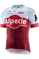 KATUSHA SPORTS Kolesarski dres s kratkimi rokavi - KATUSHA ALPECIN 2018 - bordo/svetlo modra