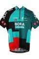 LE COL Kolesarski dres s kratkimi rokavi - BORA HANSGROHE 2022 - zelena/siva