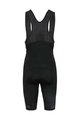 LE COL Kolesarske kratke hlače z naramnicami - PRO - črna