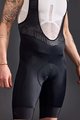 LE COL Kolesarske kratke hlače z naramnicami - PRO - črna