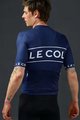 LE COL Kolesarski dres s kratkimi rokavi - SPORT LOGO - bela/modra