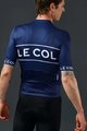 LE COL Kolesarski dres s kratkimi rokavi - SPORT LOGO - bela/modra
