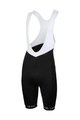 LE COL Kolesarske kratke hlače z naramnicami - SPORT - bela/črna